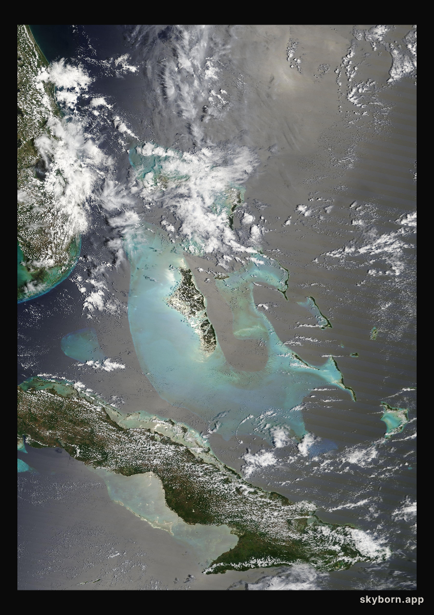The Earth on 2 May 2025 · Bahamas