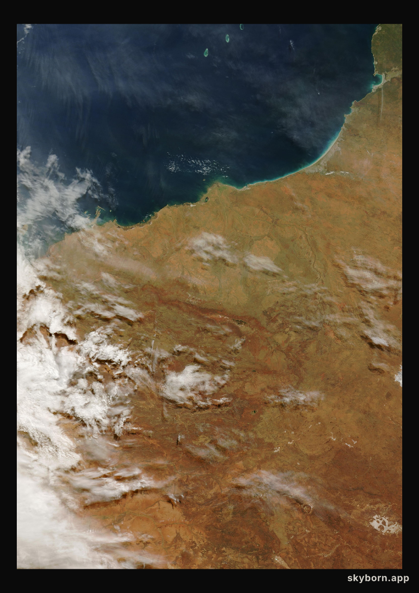 The Earth on 5 May 2025 · Pilbara, Western Australia