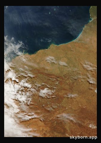 The Earth on 5 May 2025 · Pilbara, Western Australia