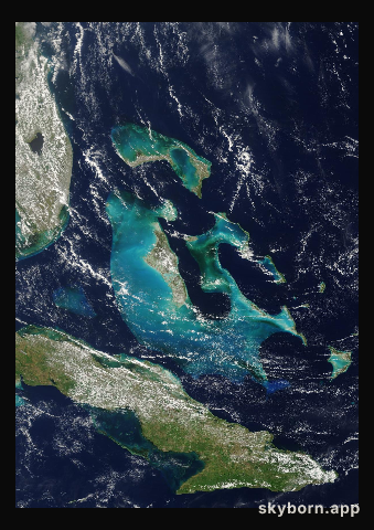 The Earth on 6 May 2025 · Bahamas