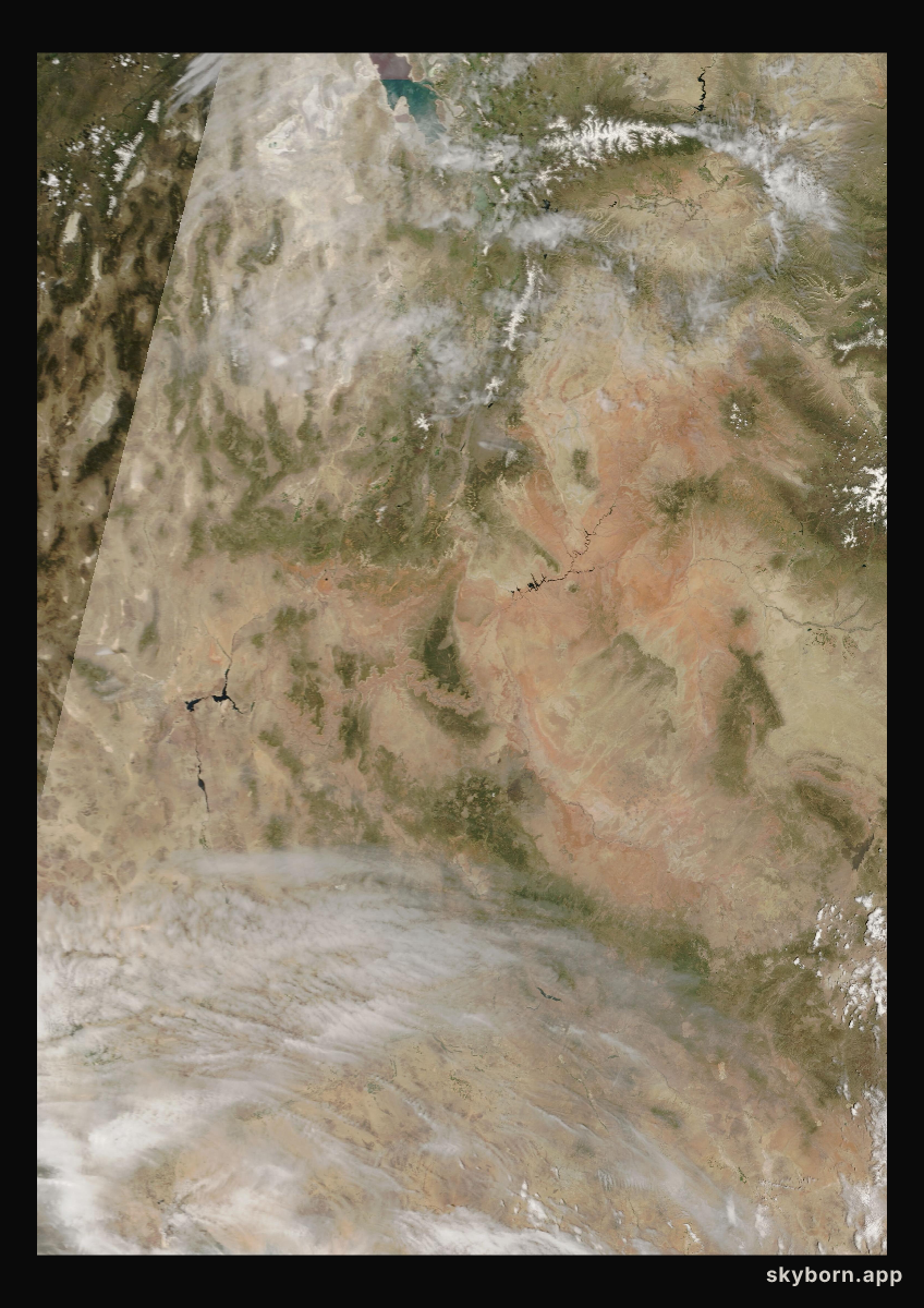 The Earth on 12 May 2025 · Colorado Plateau