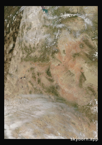 The Earth on 12 May 2025 · Colorado Plateau