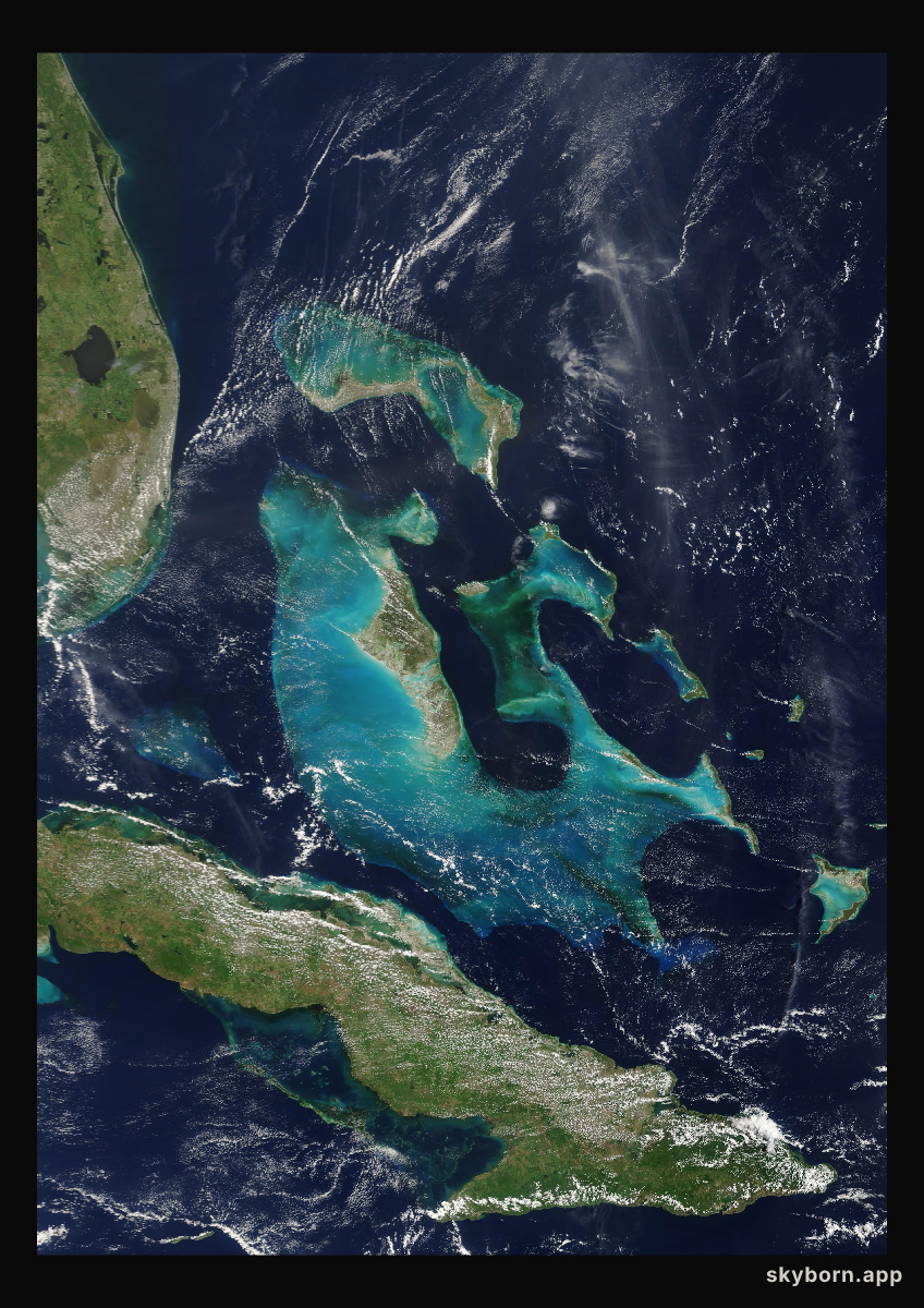 The Earth on 16 May 2025 · Bahamas