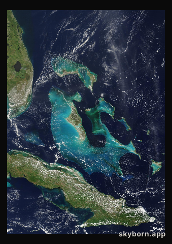 The Earth on 16 May 2025 · Bahamas
