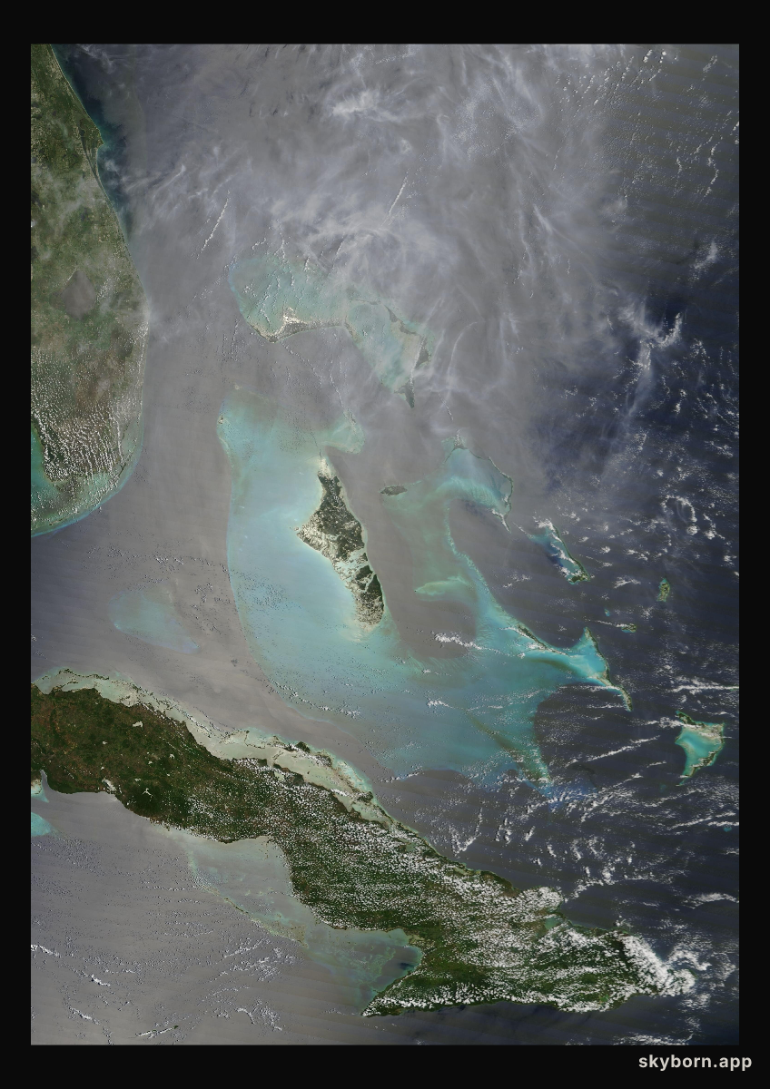 The Earth on 17 May 2025 · Bahamas