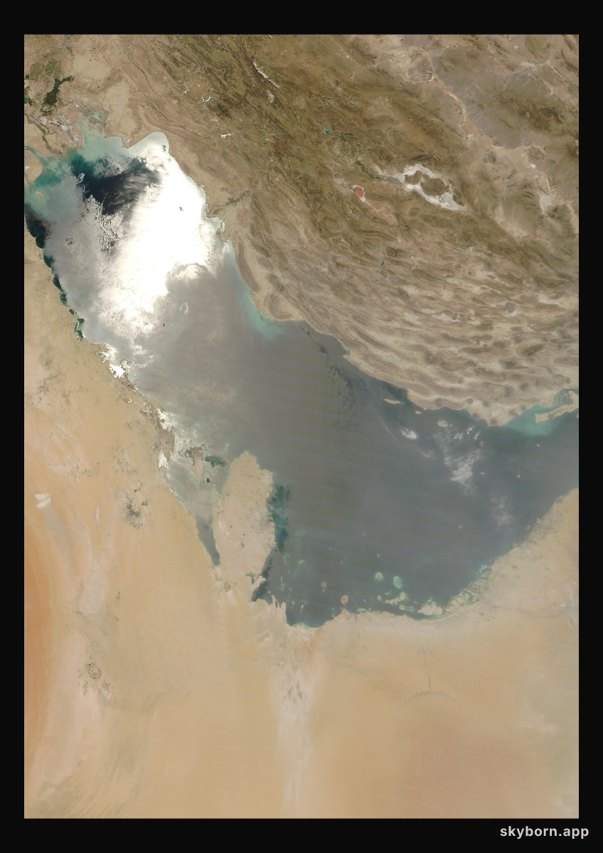 The Earth on 19 May 2025 · Persian Gulf
