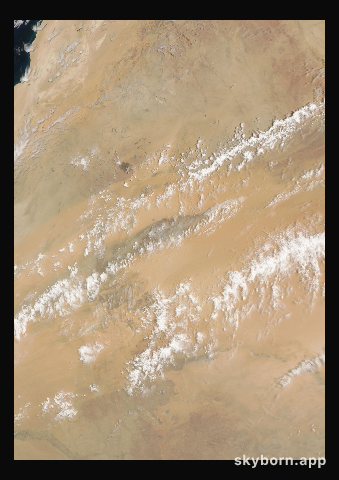 The Earth on 22 May 2025 · Eye of the Sahara, Mauritania