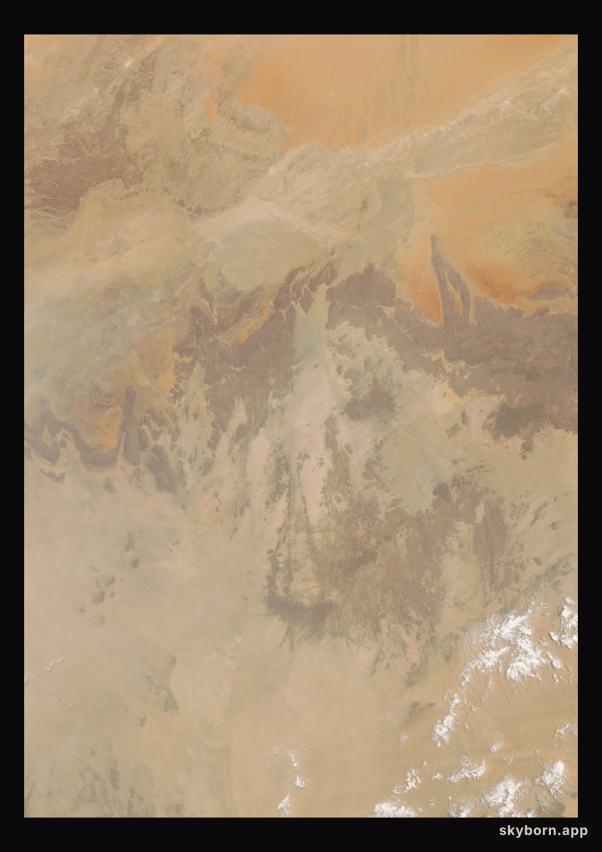 The Earth on 25 May 2025 · Sahara, Algeria