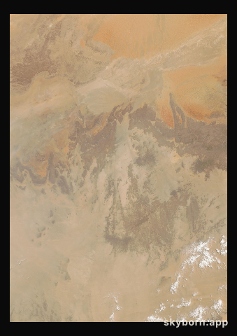 The Earth on 25 May 2025 · Sahara, Algeria