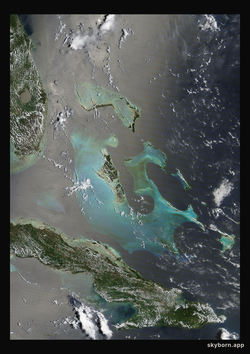 The Earth on 27 May 2025 · Bahamas