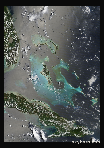 The Earth on 27 May 2025 · Bahamas