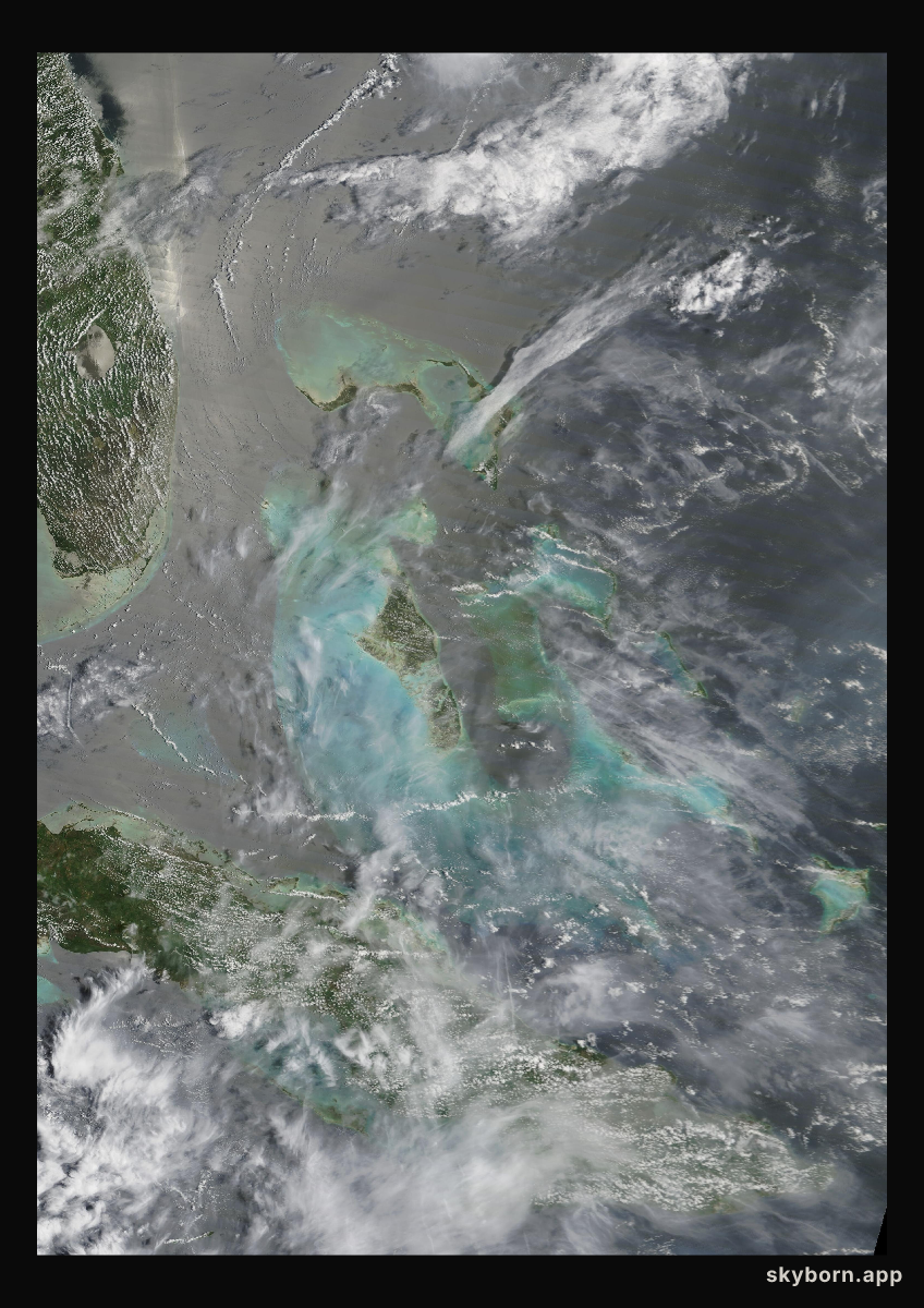 The Earth on 6 June 2025 · Bahamas