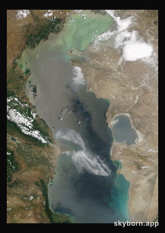 The Earth on 11 June 2025 · Caspian Sea