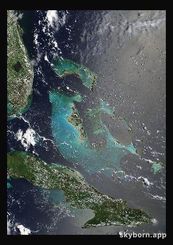 The Earth on 13 June 2025 · Bahamas