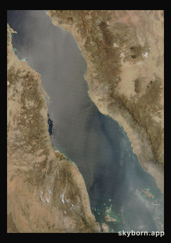 The Earth on 14 June 2025 · Red Sea