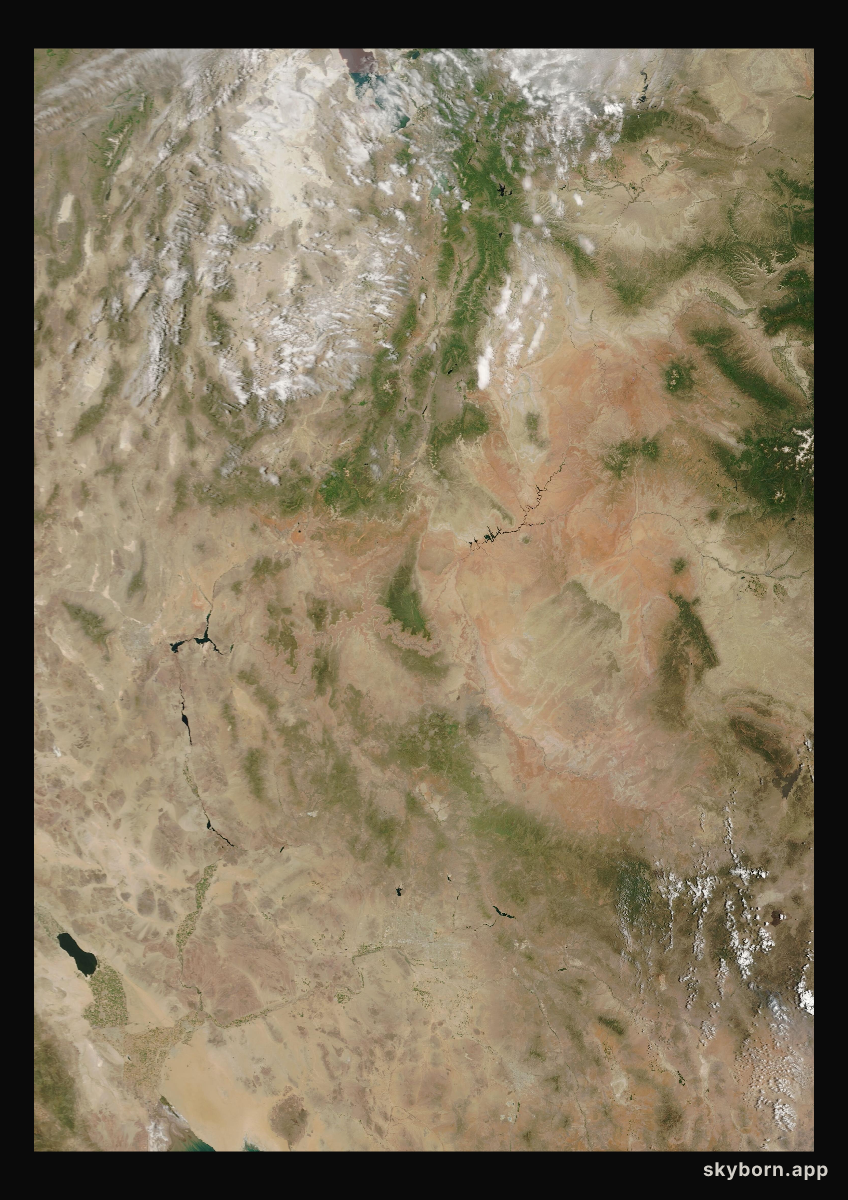 The Earth on 16 June 2025 · Colorado Plateau
