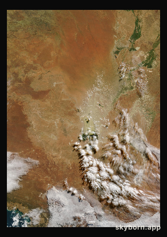 The Earth on 17 June 2025 · Lake Eyre, Australia