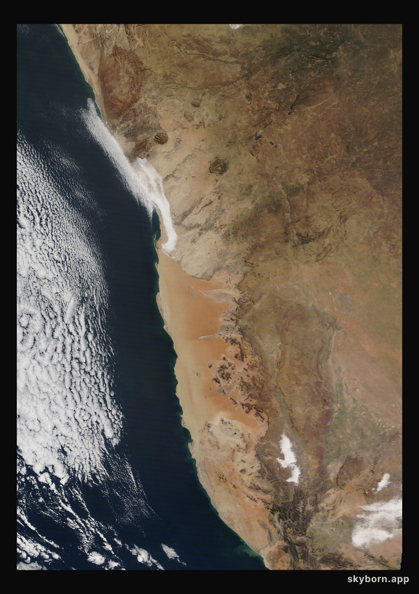 The Earth on 18 June 2025 · Namib Desert