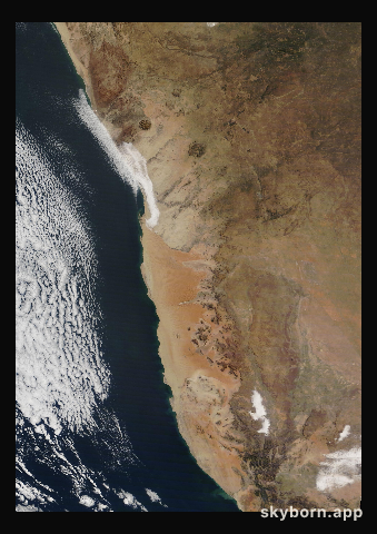 The Earth on 18 June 2025 · Namib Desert