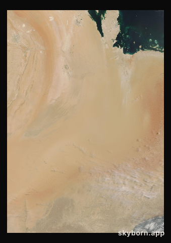The Earth on 22 June 2025 · Empty Quarter, Arabia