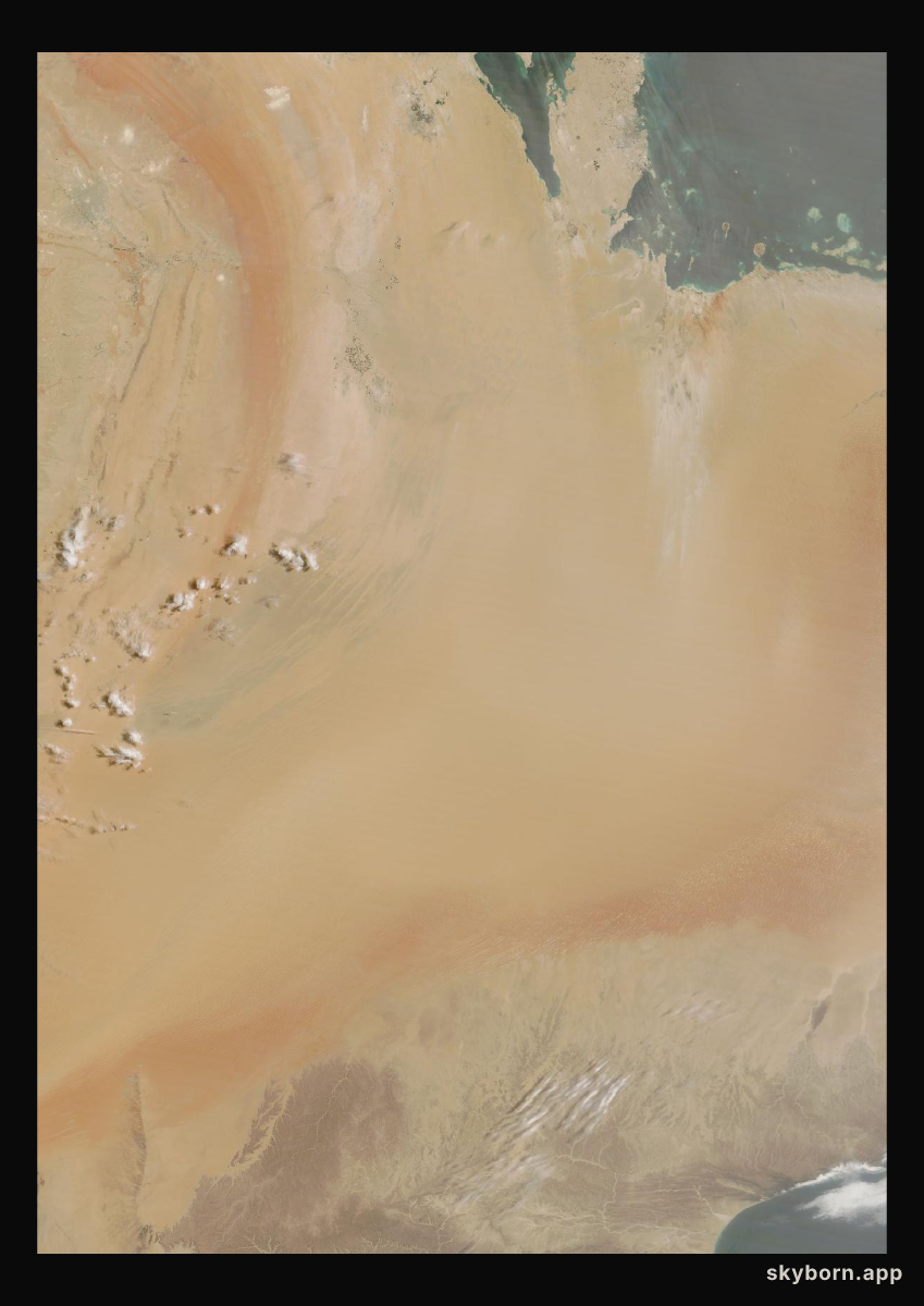 The Earth on 25 June 2025 · Empty Quarter, Arabia