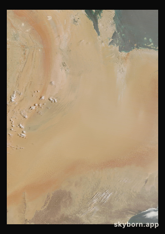 The Earth on 25 June 2025 · Empty Quarter, Arabia