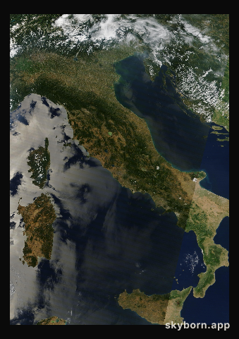 The Earth on 30 June 2025 · Italy and the Adriatic