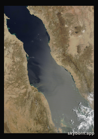The Earth on 6 July 2025 · Red Sea