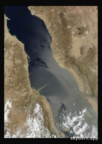 The Earth on 11 July 2025 · Red Sea