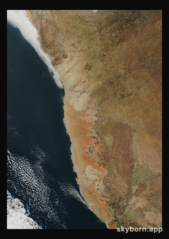 The Earth on 12 July 2025 · Namib Desert