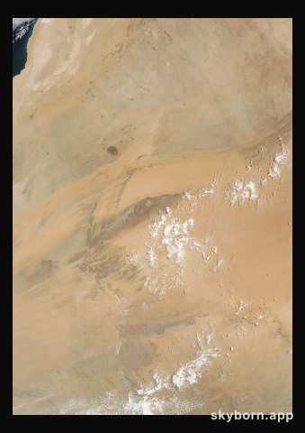 The Earth on 13 July 2025 · Eye of the Sahara, Mauritania