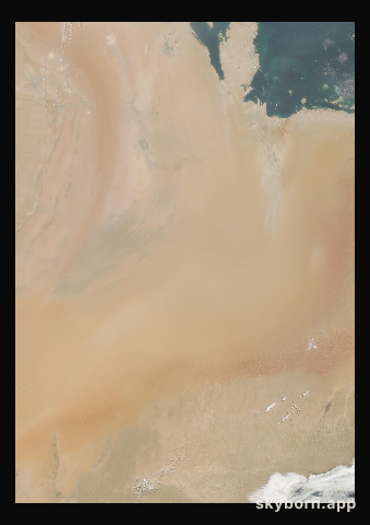 The Earth on 14 July 2025 · Empty Quarter, Arabia