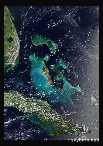 The Earth on 20 July 2025 · Bahamas