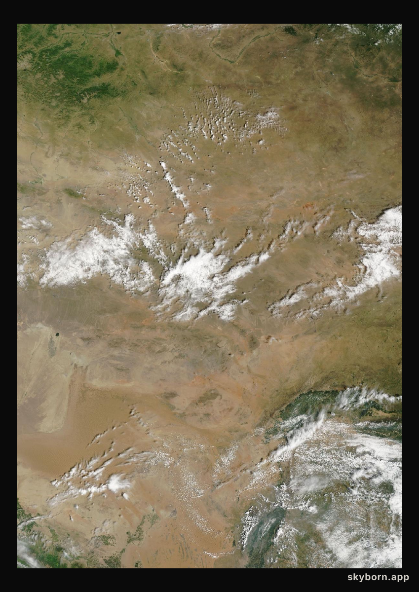 The Earth on 27 July 2025 · Gobi Desert