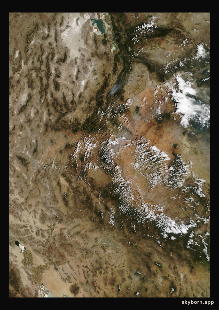 The Earth on 1 August 2025 · Colorado Plateau