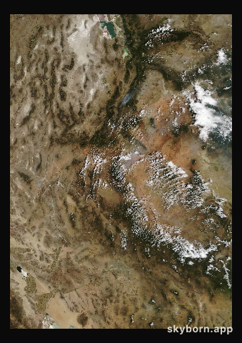 The Earth on 1 August 2025 · Colorado Plateau