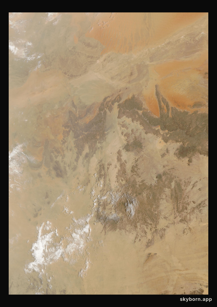 The Earth on 3 August 2025 · Sahara, Algeria