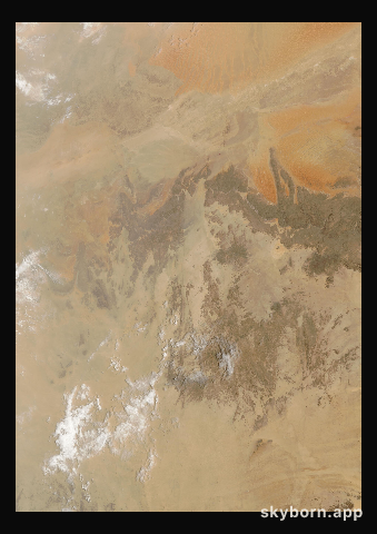 The Earth on 3 August 2025 · Sahara, Algeria