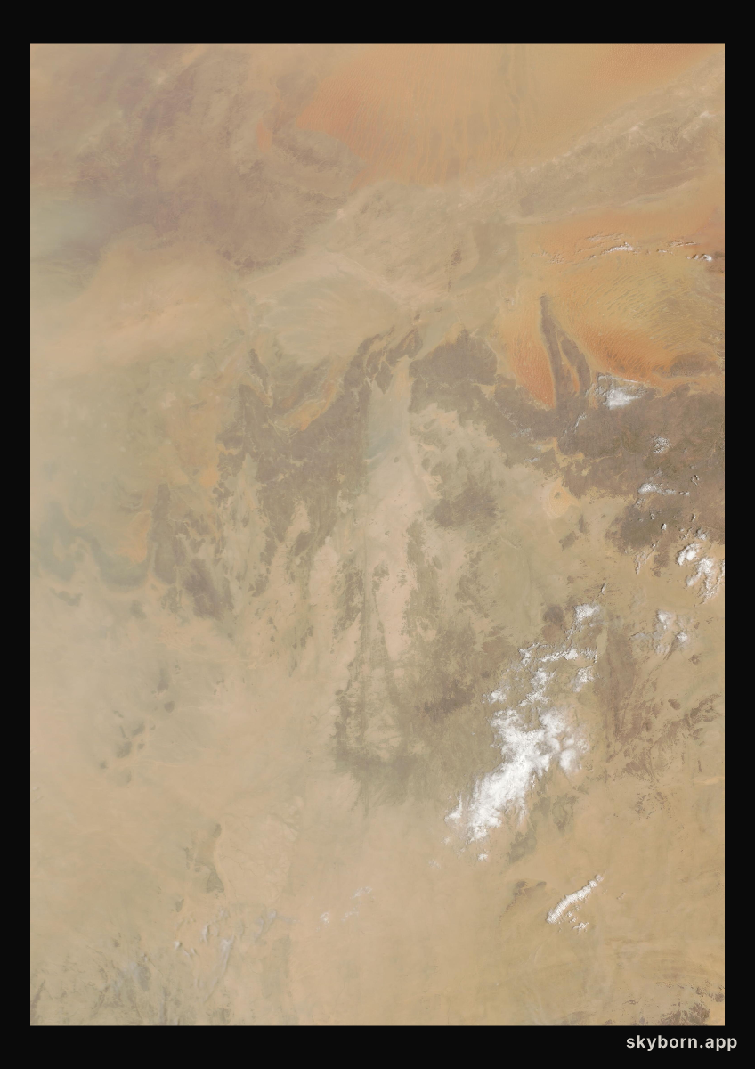 The Earth on 20 August 2025 · Sahara, Algeria