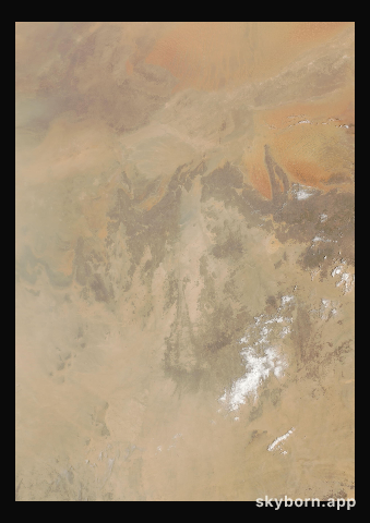 The Earth on 20 August 2025 · Sahara, Algeria