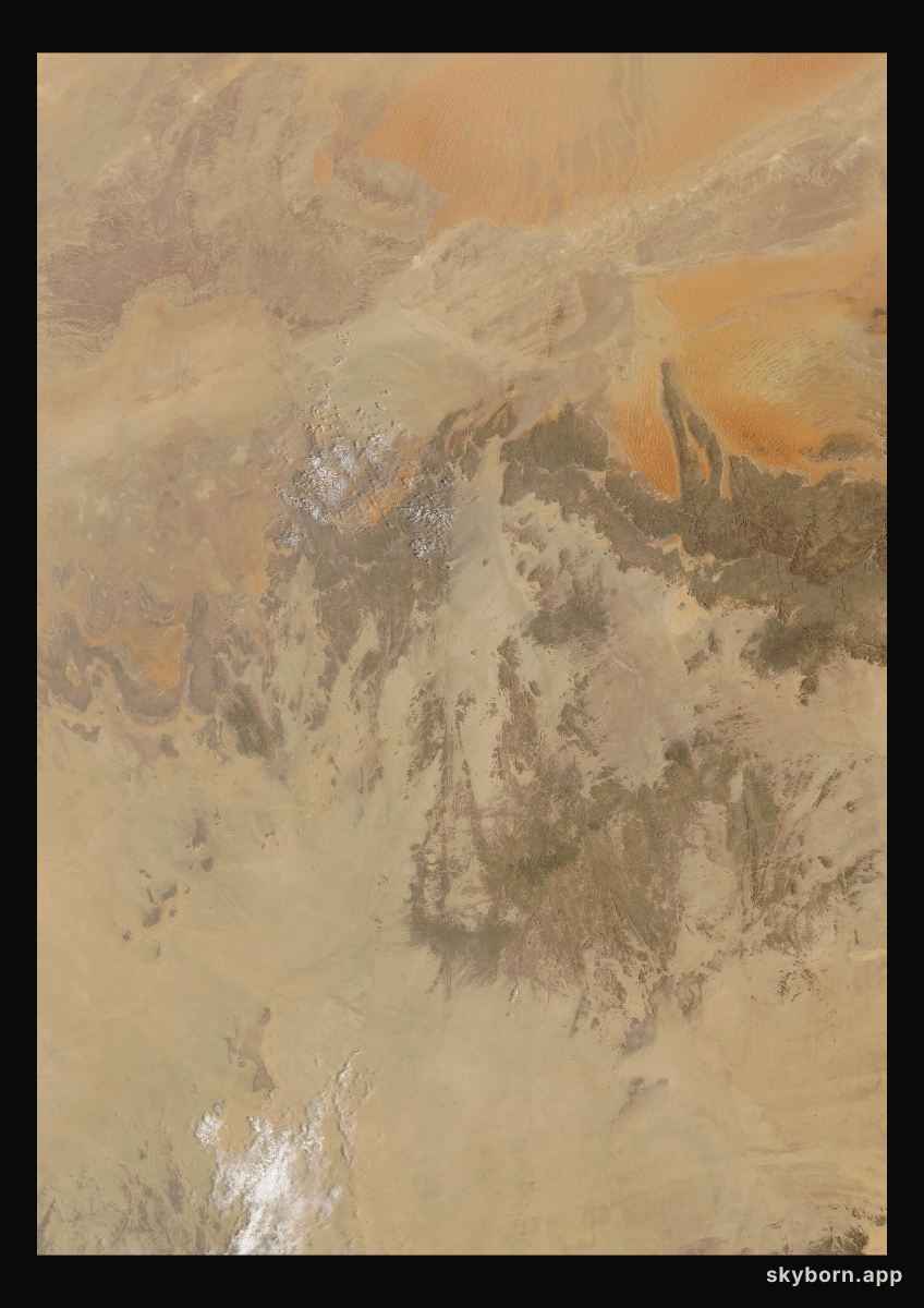 The Earth on 23 August 2025 · Sahara, Algeria