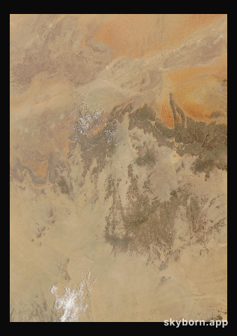 The Earth on 23 August 2025 · Sahara, Algeria