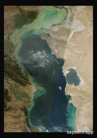 The Earth on 30 August 2025 · Caspian Sea