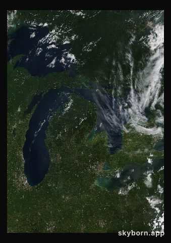 The Earth on 2 September 2025 · Great Lakes
