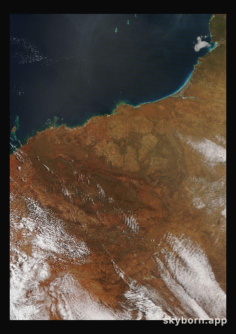 The Earth on 5 September 2025 · Pilbara, Western Australia