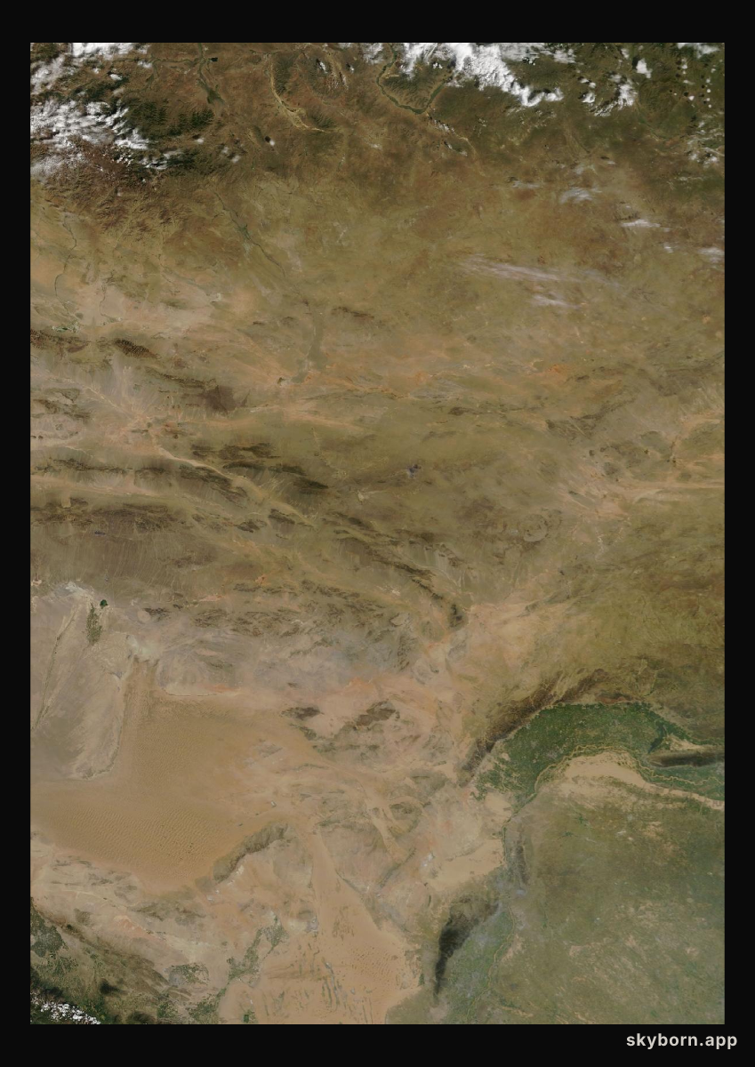 The Earth on 8 September 2025 · Gobi Desert