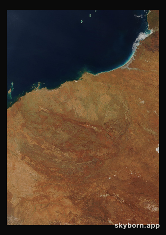 The Earth on 29 September 2025 · Pilbara, Western Australia