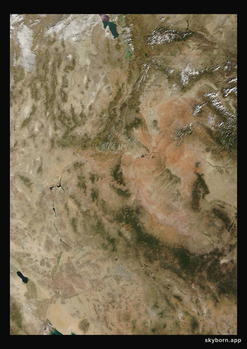 The Earth on 1 October 2025 · Colorado Plateau