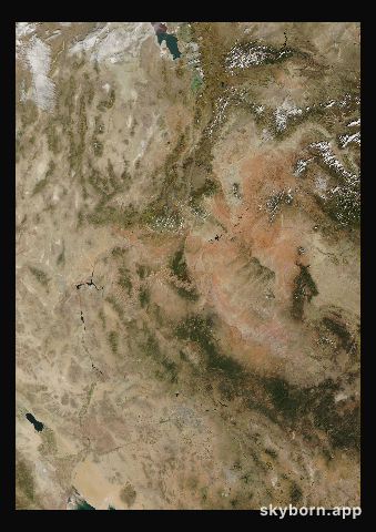 The Earth on 1 October 2025 · Colorado Plateau