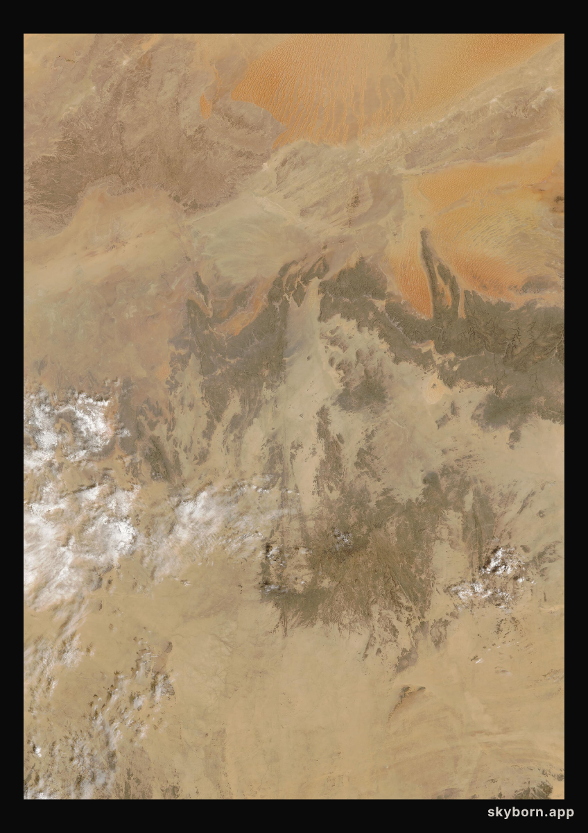 The Earth on 7 October 2025 · Sahara, Algeria